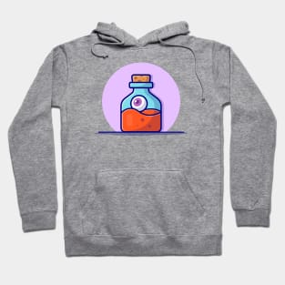 Eye And Poison Cartoon Vector Icon Illustration Hoodie